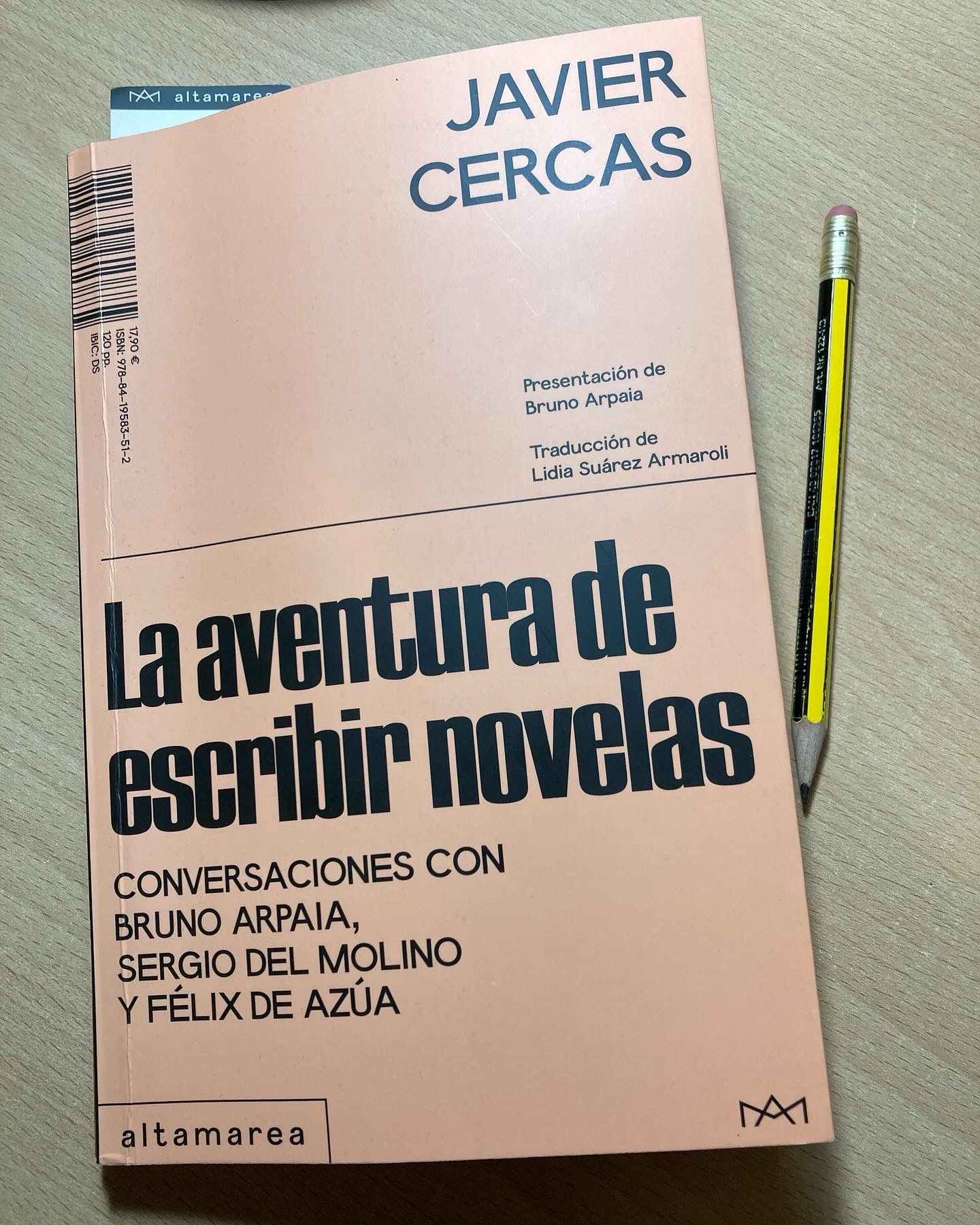 La aventura de escribir novelas, de Javier Cercas